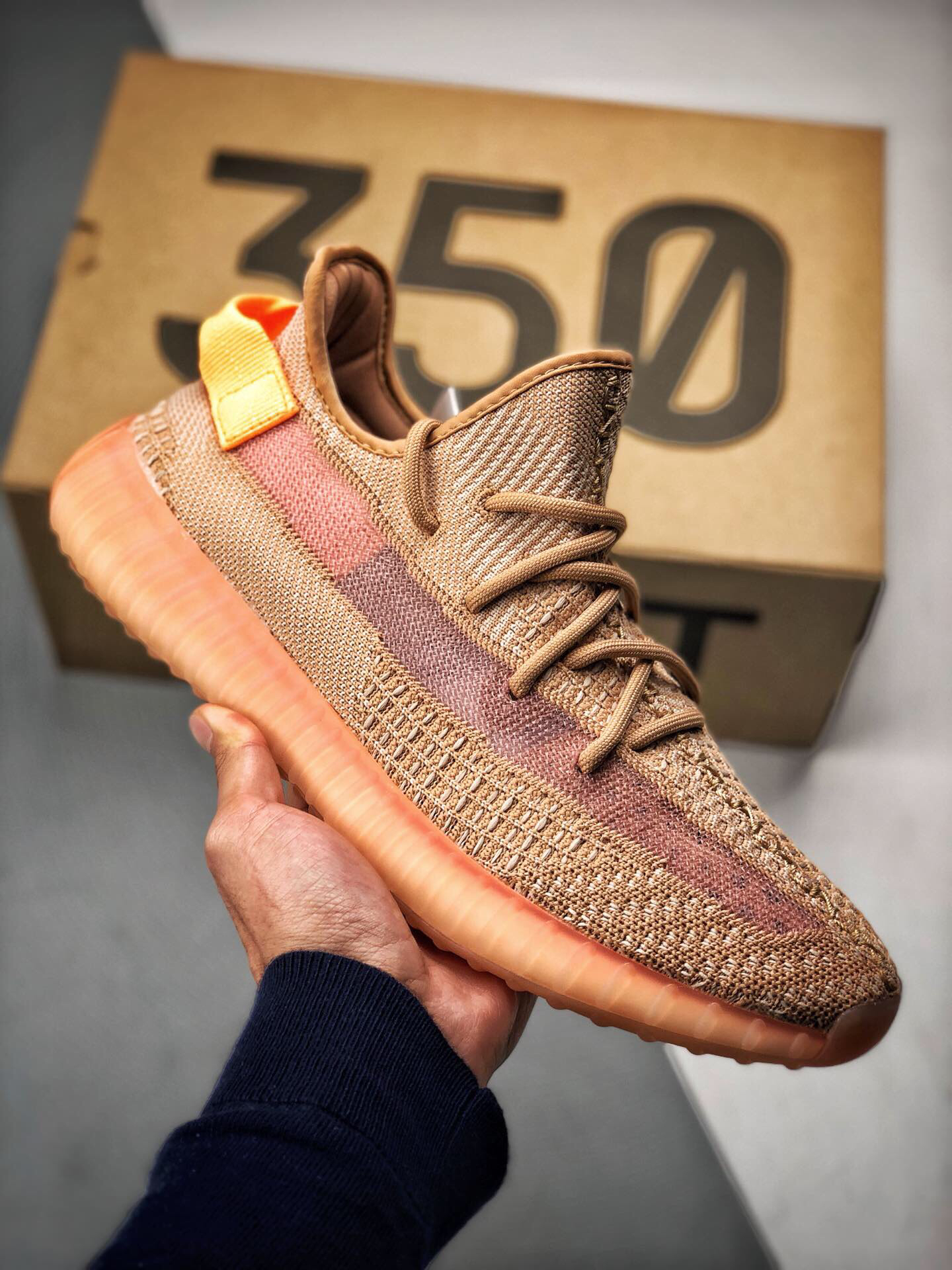 【限定配色】ad yeezy 350 boost v2 "clay" 兵马俑配色 美洲限定正品