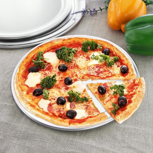 披萨盘 不沾铝匹萨烤盘 5mm比萨盘 浅Pizza 浅披萨烤盘6-20寸 商品图1