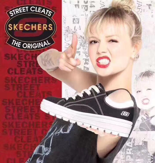 新款！Skechers斯凯奇青春学院风松糕鞋 商品图0