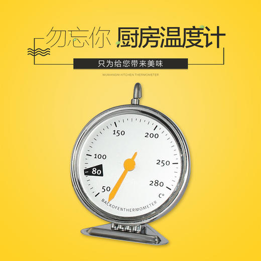 烘焙专用 精度烤箱测温温度 德国机芯烤炉耐高温温度表 包邮 商品图1