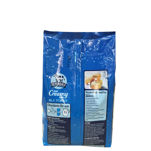 【营养美味】澳洲 Devondale 德运全脂奶粉 营养美味 全家适用1kg 商品图2