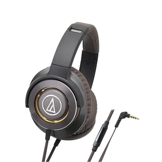 铁三角 WS770iS 便携式重低音头戴耳机 HIFI 智能手机耳麦 商品图0