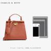 CHARLESKEITH单肩包CK250270031通勤纯色梯形手提斜挎包 商品缩略图1