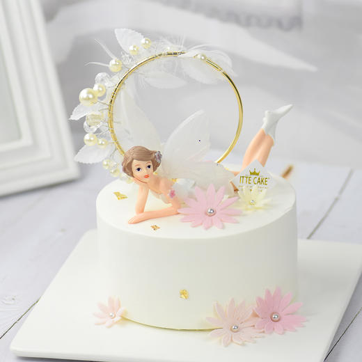 【花仙子】淡奶油 新鲜水果夹心蛋糕 商品图0