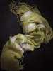 呼伦贝尔野生植物染色围巾——黄灰绿色调○山石方文 商品缩略图0