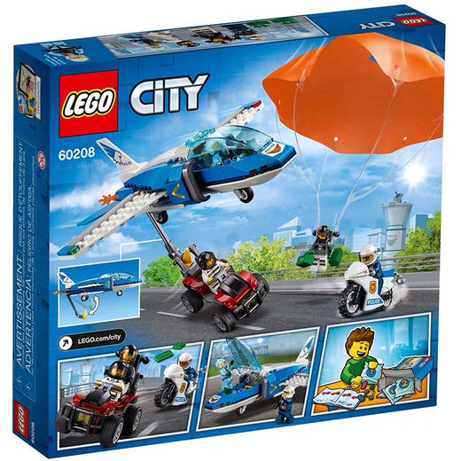乐高 空中特警降落伞追捕（60208） 商品图0