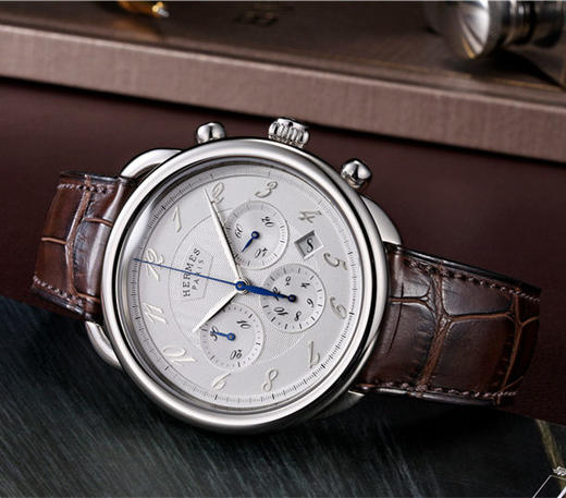 爱马仕 Hermès Arceau系列男士自动机械表 AR4.910.220/MHA 商品图2
