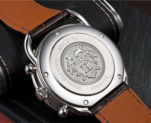 爱马仕 Hermès Arceau系列男士自动机械表 AR4.910.220/MHA 商品图4