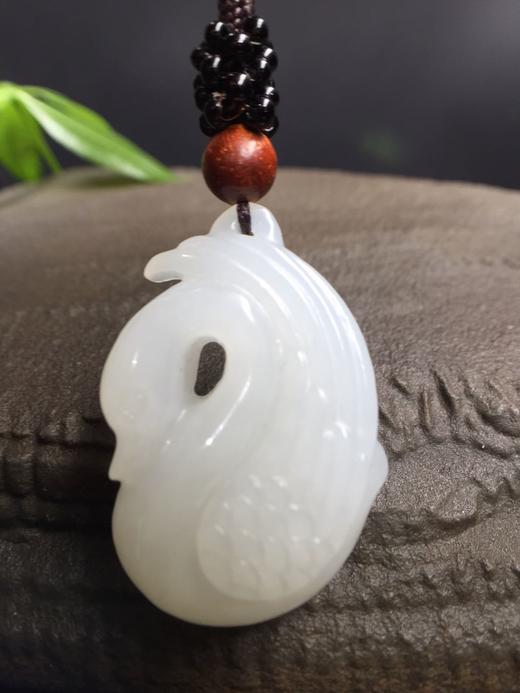 【鹅如意】和田玉(羊脂玉)挂件 商品图2