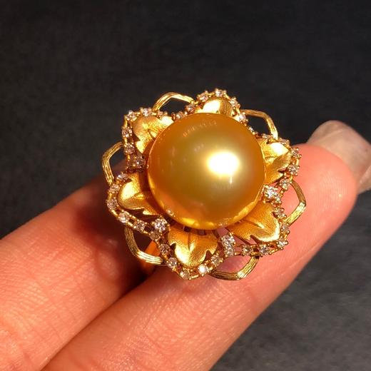 【定制】南洋金珠戒指 商品图1