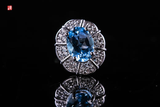 天然托帕石耳钉【星河流淌】星河欲转千帆舞 商品图4