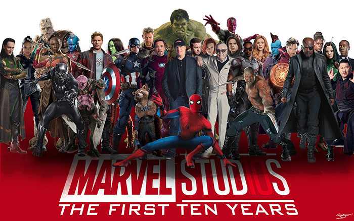 【中商原版】漫威工作室十周年纪念特集 英文原版 marvel studios