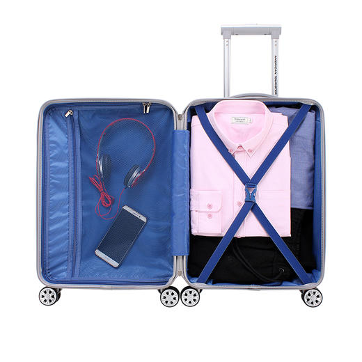 TG8 55001 八轮旋转拉杆箱58 20-哑光银色 商品图10