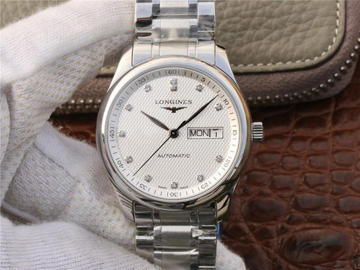 LG浪琴制表传统名匠系列L2.910.4.77.6男表，星期日历双历男表，瑞士进口ETA2836机芯，38.5mm.越巅峰，成就经典. 商品图3