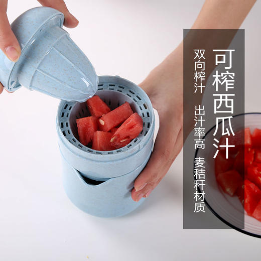 【果汁随心榨】双向检疫便捷榨汁机家用便捷式果汁机家用手动压榨器 ZMXNZZJ 商品图3