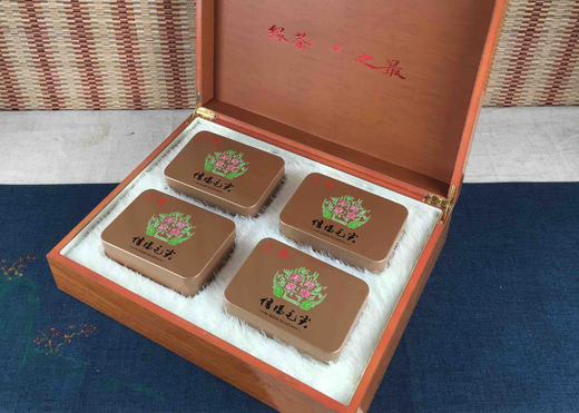礼盒一套45元 ，一件10套 ，一件450元，印象河南木盒信阳毛尖茶叶礼盒 商品图2