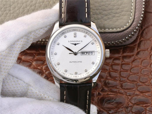 LG浪琴制表传统名匠系列L2.755.4.77.3男表，星期日历双历男表，瑞士进口ETA2836机芯，38.5mm.越巅峰，成就经典. 商品图0