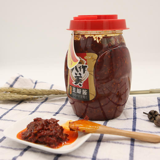 温江特产 天作美豆瓣酱  精良豆瓣酱1050g/瓶 商品图3