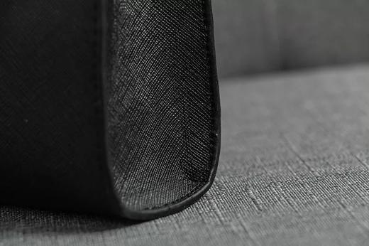 帅到炸，型男必备原厂定制版！男包男士手拿包十字纹牛皮手包商务休闲拼色钱包,造型精致，容量大！SBB60205 商品图5