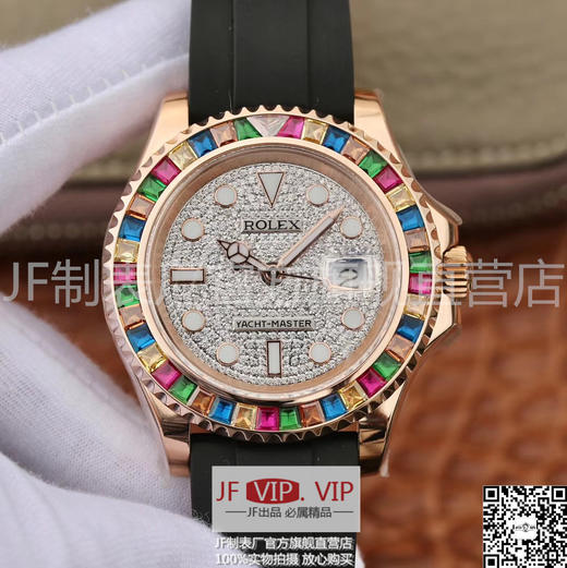 N劳力士游艇名士型系列116695SATS糖豆彩钻。2836瑞士自动机械机芯,40毫米直径,男士。欧洲订制版复刻版 2017年瑞士巴塞尔钟表展 商品图0