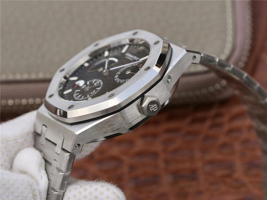 TWA爱彼皇家橡树26120，国外zui新玩物 终于有复刻解毒来了 双重时间 美联社 AP爱彼 皇家橡树 26120ST.OO.1220ST.013复刻机芯 商品图6