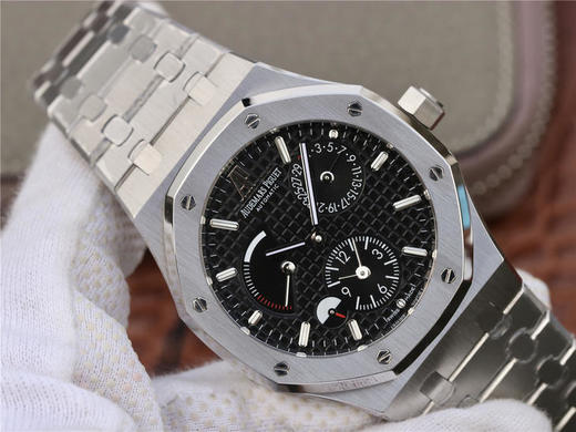 TWA爱彼皇家橡树26120，国外zui新玩物 终于有复刻解毒来了 双重时间 美联社 AP爱彼 皇家橡树 26120ST.OO.1220ST.013复刻机芯 商品图2