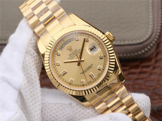 CR劳力士星期日历型218238男士手表。41毫米直径，颠覆以往传统工艺！男士腕表，精钢表带，自动机械机芯，密底 商品图1