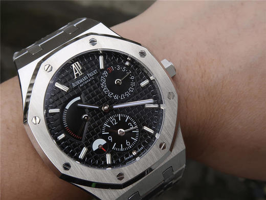 TWA爱彼皇家橡树26120，国外zui新玩物 终于有复刻解毒来了 双重时间 美联社 AP爱彼 皇家橡树 26120ST.OO.1220ST.013复刻机芯 商品图11