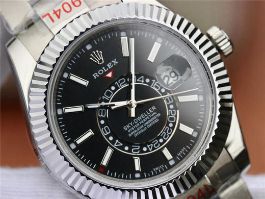 N劳力士蚝式恒动SKY-DWELLER m326934-0005，和正品一样内圈24小时真功能，拧动外圈就能调，这款经典瞩目的腕表专为环球旅行人士 商品图4