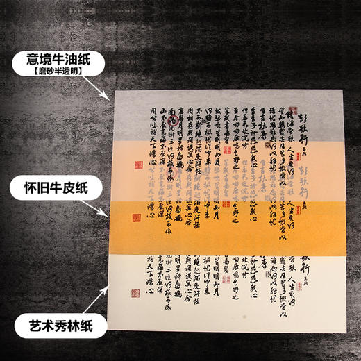 【图案24】全原创艺术纸24种图案/每包50张/每种图案三种纸质/玻璃磨砂意境纸/秀林艺术纸/怀旧牛皮纸全都有！ 商品图1