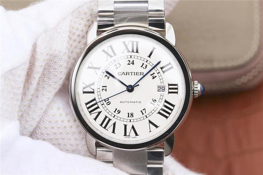 ZF卡地亚 Cartier（伦敦系列）W670101chao薄经典款。正品原装开模，釆用9015机芯。SOLO系列腕表完美保留其经典的优雅与卡地亚特征 商品图0