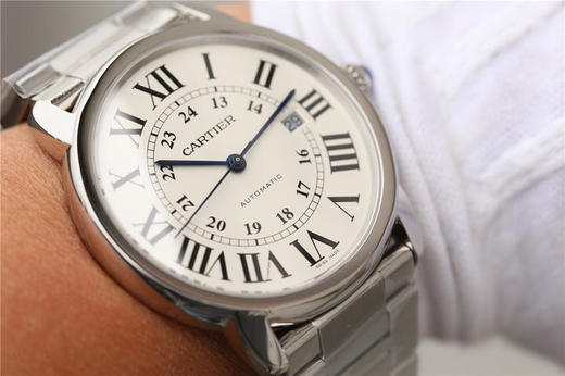 ZF卡地亚 Cartier（伦敦系列）W670101chao薄经典款。正品原装开模，釆用9015机芯。SOLO系列腕表完美保留其经典的优雅与卡地亚特征 商品图6