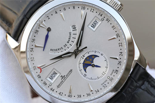 N积家大师系列Q151842A超级复刻机械腕表。 汇集动力 星期 月份 月相 功能同正品一致 超薄表径41×11mm 商品图4