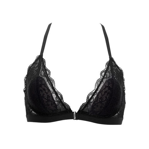 奶糖派兔耳朵美背前扣蕾丝三角杯 商品图4