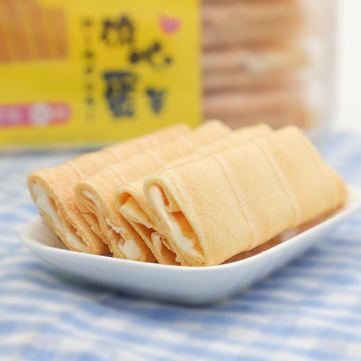 网红爆款！流心蛋卷，奶香浓郁，酥脆香甜！ 流心糕点休闲零食，早餐下午茶之选 商品图3