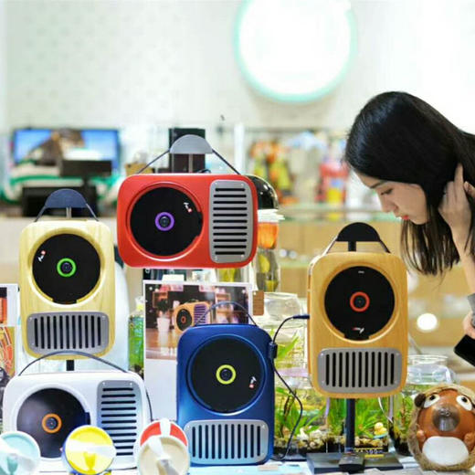 单曲人生CD机 | 复古迷你便携户外，播放器转盘 随身听 留声机 蓝牙音箱 低音炮 商品图5