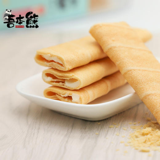 网红爆款！流心蛋卷，奶香浓郁，酥脆香甜！ 流心糕点休闲零食，早餐下午茶之选 商品图0