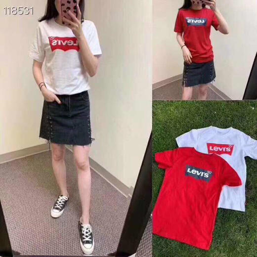 白菜！Levis李维斯大童款T恤两件装 商品图3