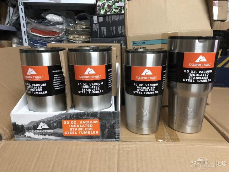 ozark trail出口美国双层304不锈钢车载保温杯