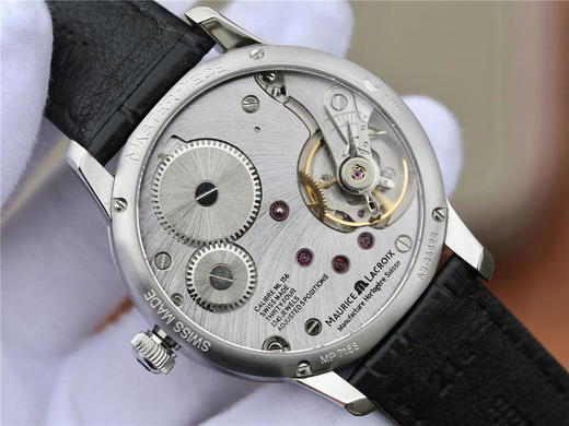 AM出品——MAURICE LACROIX 艾美匠心系列方秒轮神秘时间腕表——MP7158-SS001-901-1 正品开模！男士腕表，皮表带，密底 商品图3