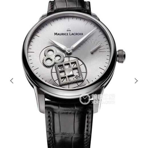 AM出品——MAURICE LACROIX 艾美匠心系列方秒轮神秘时间腕表——MP7158-SS001-901-1 正品开模！男士腕表，皮表带，透底。 商品图0