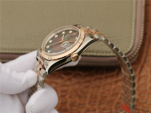 N劳力士日志36mm玫瑰金2018年度新款日志14k包金系列:因不断的追求而不断去完善和改进，现攻克了包金各种工艺，正式推出:正宗904L钢 商品图3