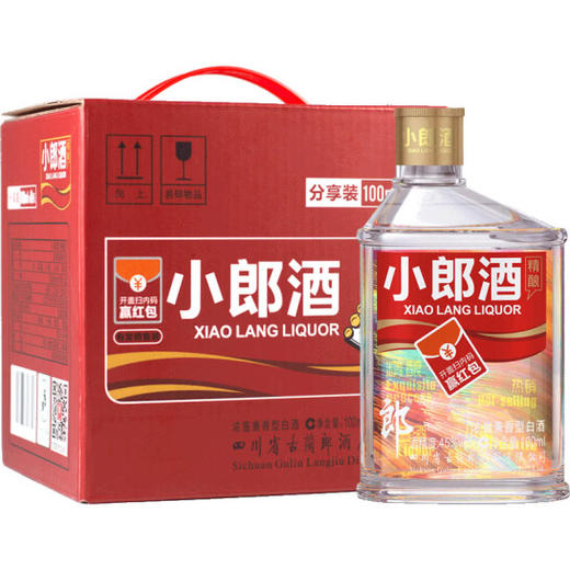 【推荐】郎酒 小郎酒 炫彩小瓶 45度 100ml*5 兼香型白酒 商品图0