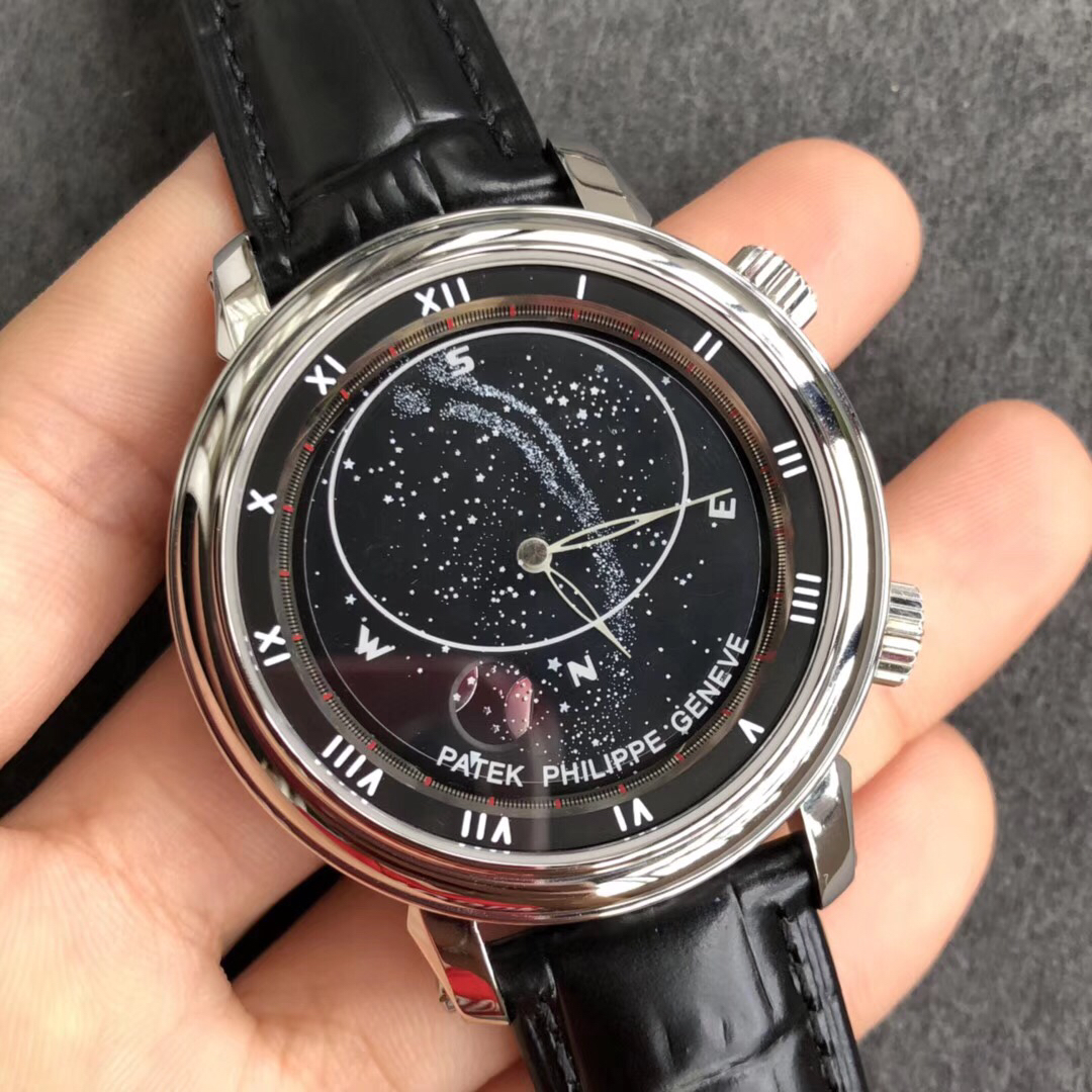 pp百 达翡丽星空5102天月款日内瓦苍穹系列,星空腕表独具特别星象功能
