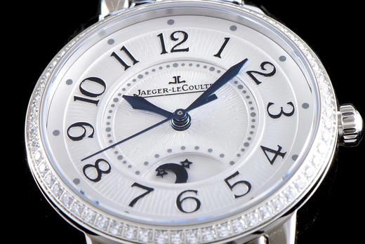 JL  积家约会系列机械女表 赵薇代言 最火爆的女表款式，搭载新版cal.898A自动上链机械机芯，具有真月相显示功能，表盘直径34mm中号，不锈精钢表带，烧钢蓝指针[得意] 商品图4