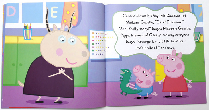 英文进口原版 peppa pig:george"s first day at play