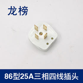 龙榜 86型25A三相四线插头