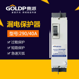贵派 漏电断路器 290/40A