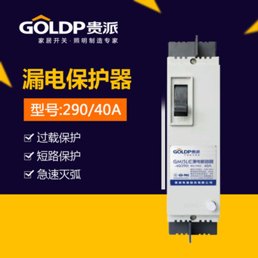 贵派 漏电断路器 290/40A 商品图0