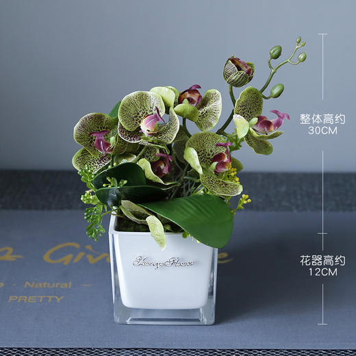 INS北欧风酒店餐桌仿真花圆形组合简约圆桌转盘餐厅绢花假花 商品图4